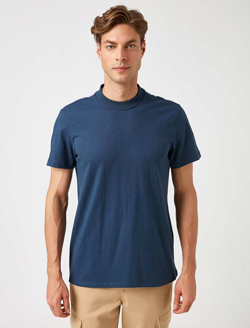 Respect Life | Yaşama Saygı - Organic Short Sleeve Stand Neck T-Shirt