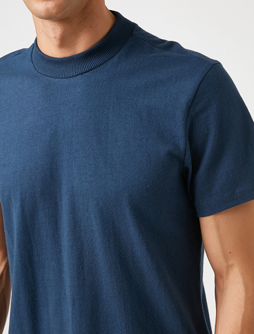 Respect Life | Yaşama Saygı - Organic Short Sleeve Stand Neck T-Shirt