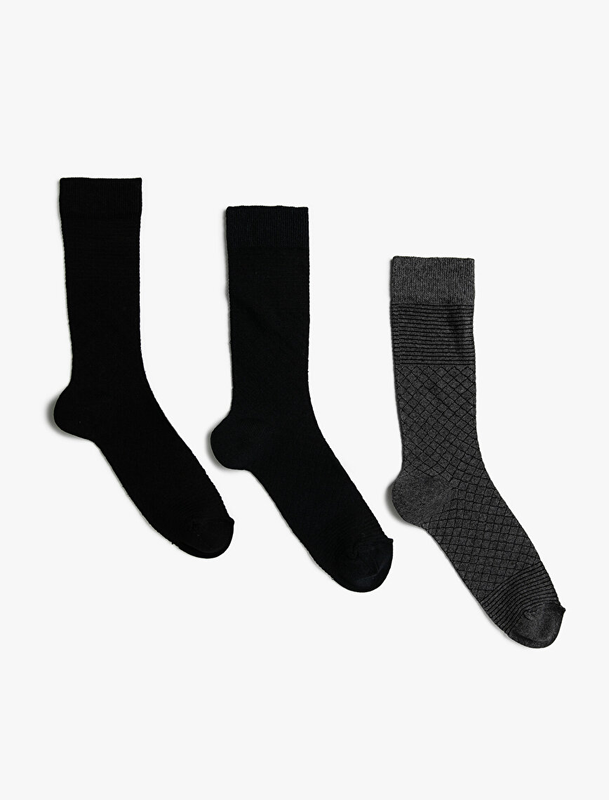 Man 3 Pieces Socks Set
