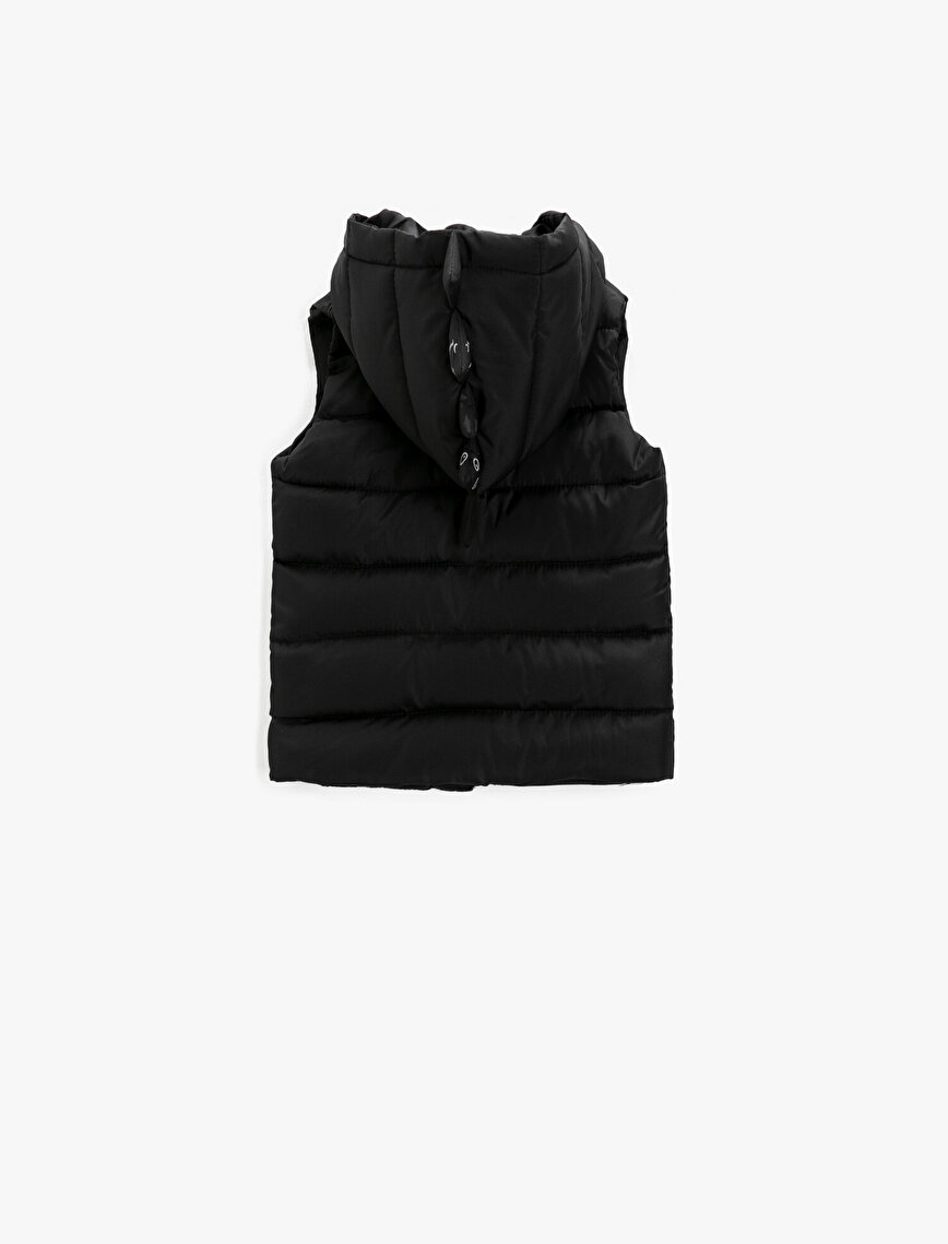 Hooded Anorak Puffer Vests