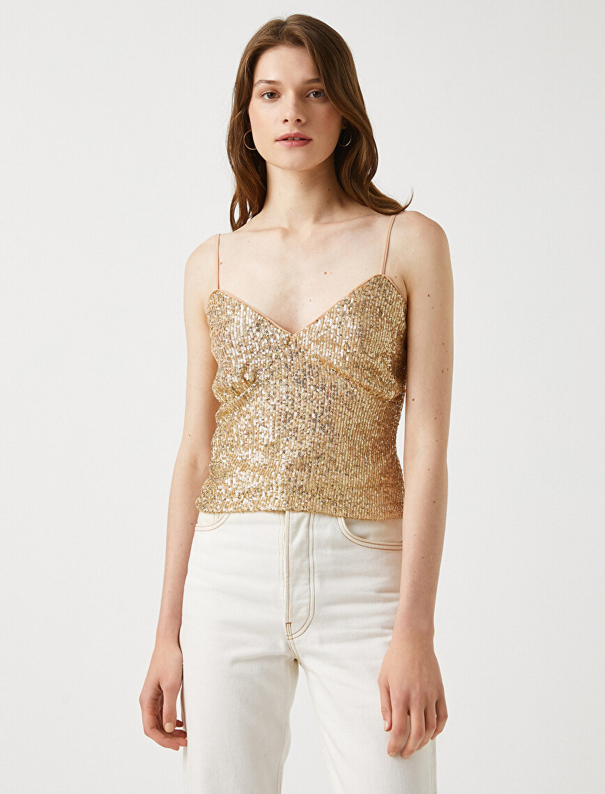 Sequinned Blouse 