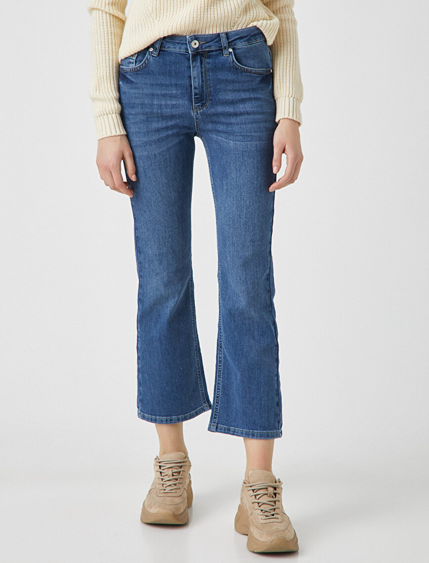 Cotton Victoria Crop Jeans