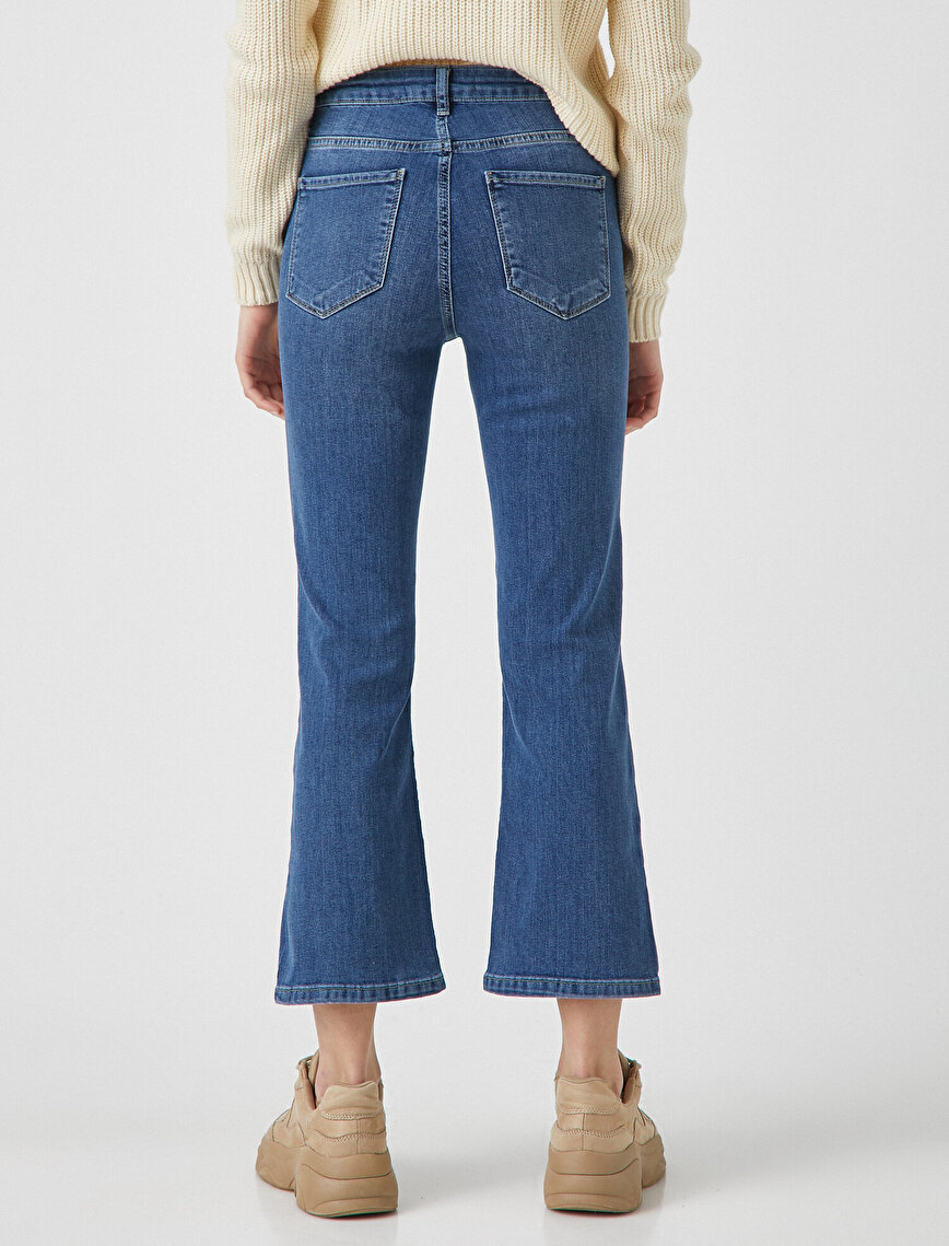 Cotton Victoria Crop Jeans