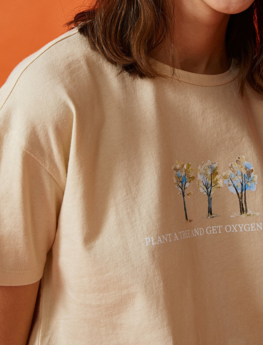 Respect Life | Yaşama Saygı - Printed T-Shirt Cotton