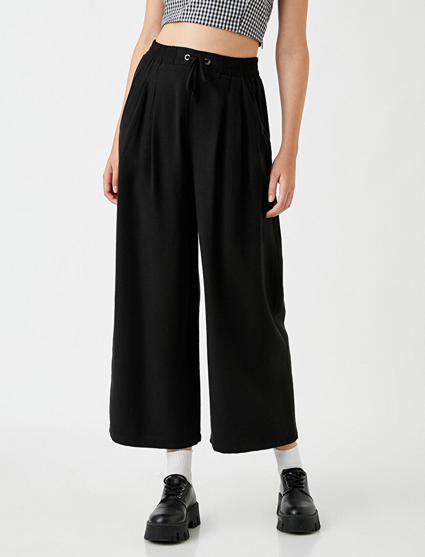 levi's pleated wide leg trouser