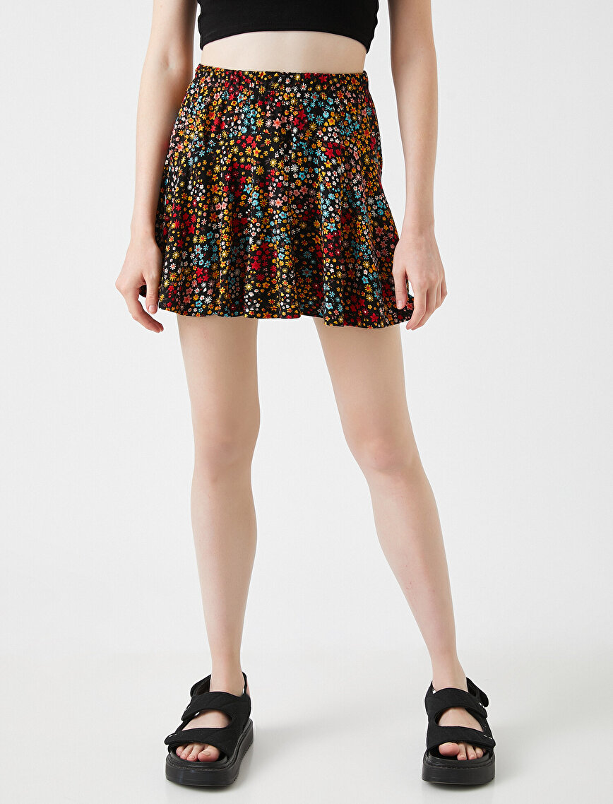 Floral Skirt Mini