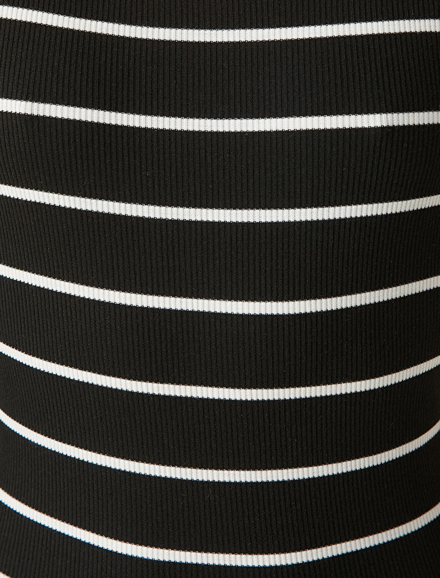 Striped Dress Ribbed