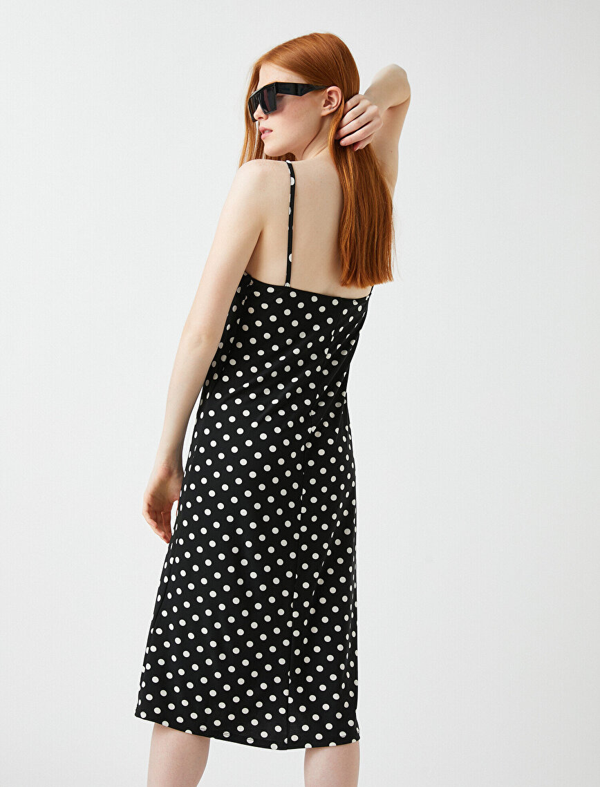multi polka dot dress