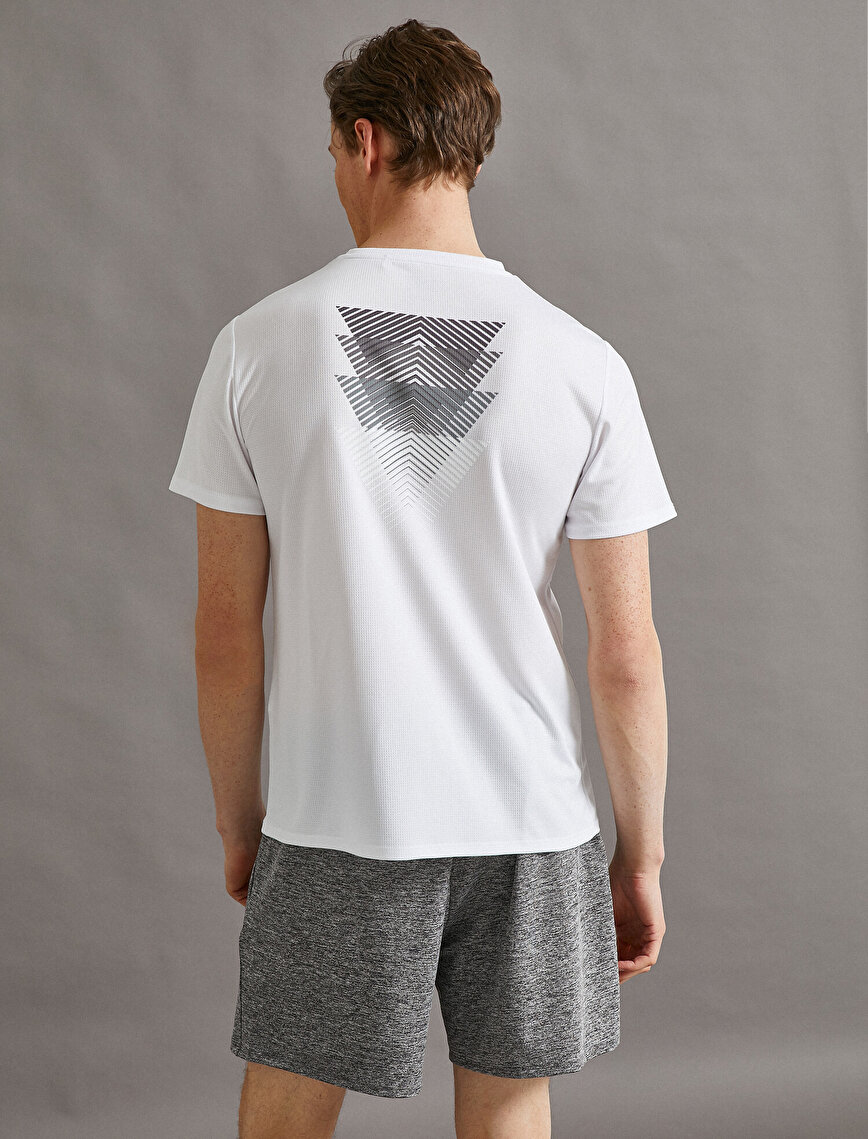 Printed T-Shirt Short Sleeve Crew Neck