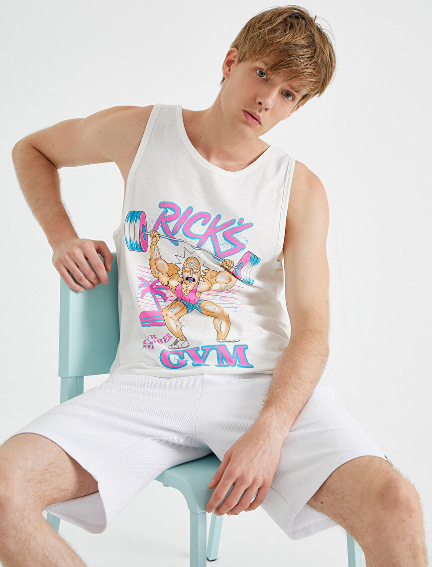 Rick and Morty Tanktop Licensed Cotton