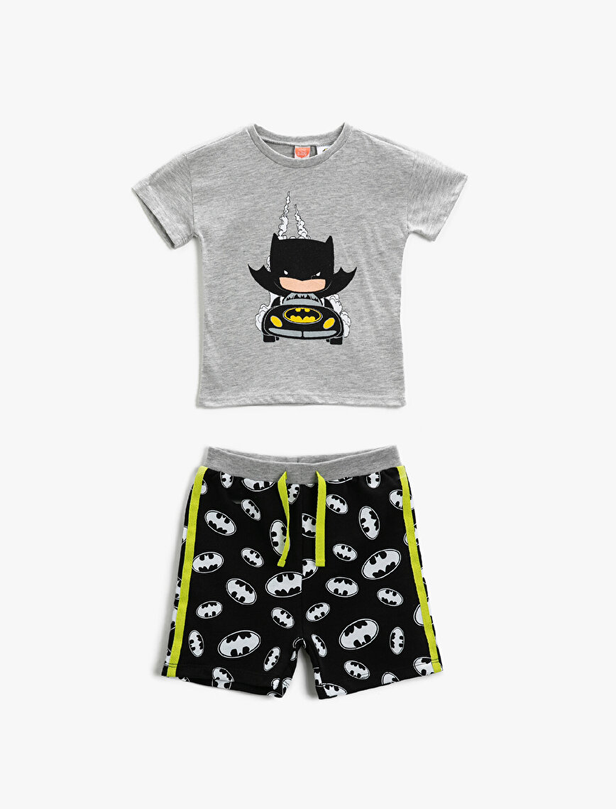Batman Shorts Licensed Printed Drawstring Cotton