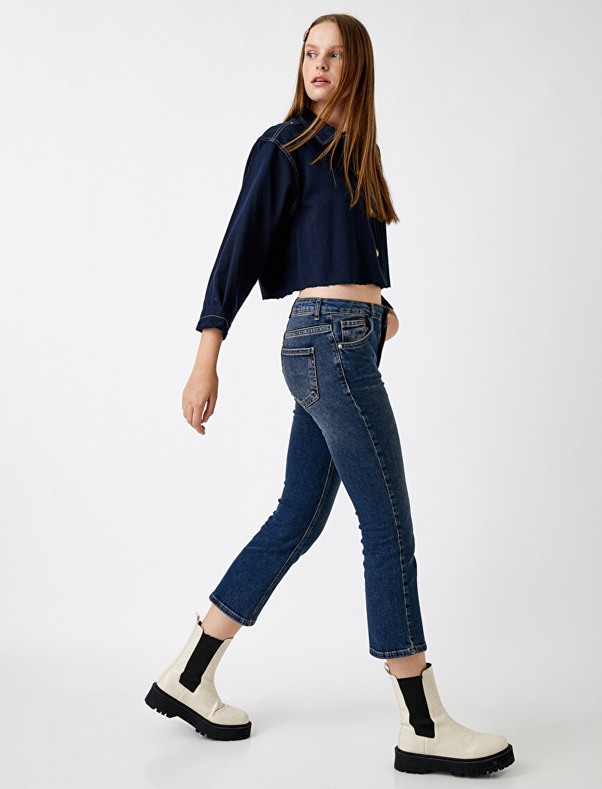 Crop Flare Jeans