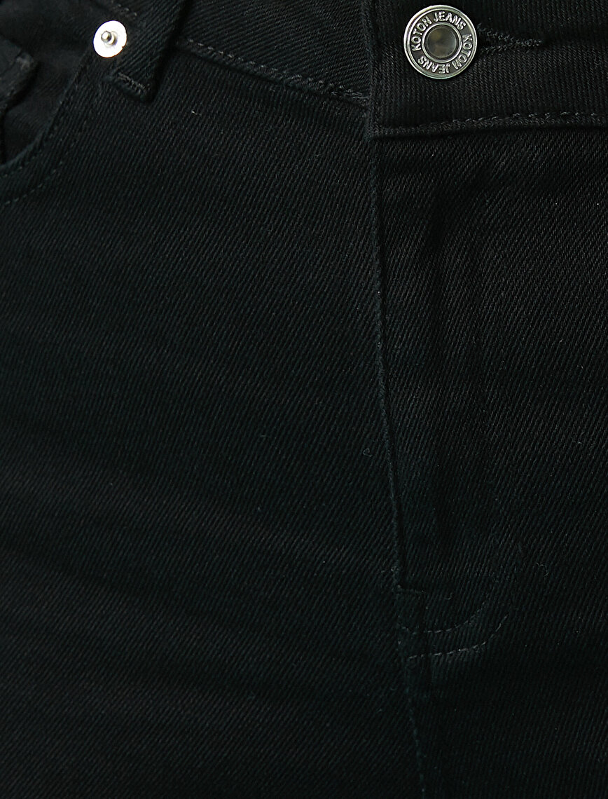 Yüksek Bel Normal Paça Kot Pantolon - Carmen Jean