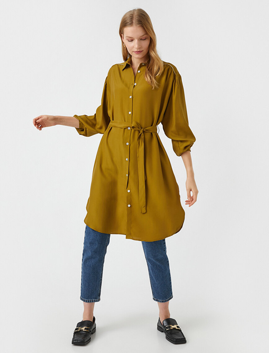 Belted Detailed Tunic