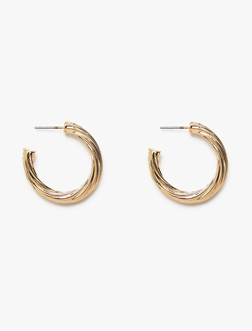 Curved Ring Earrings