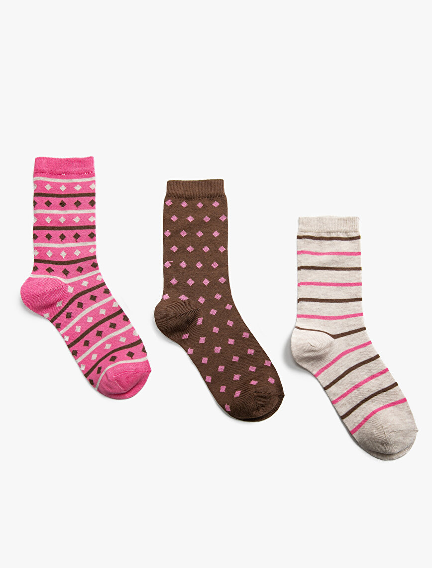 Patterned Woman Socks Set
