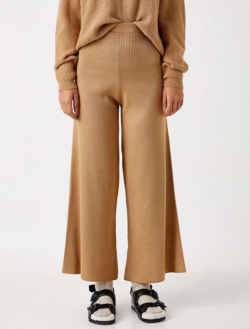 Wide Leg Trousers Relaxed Fit