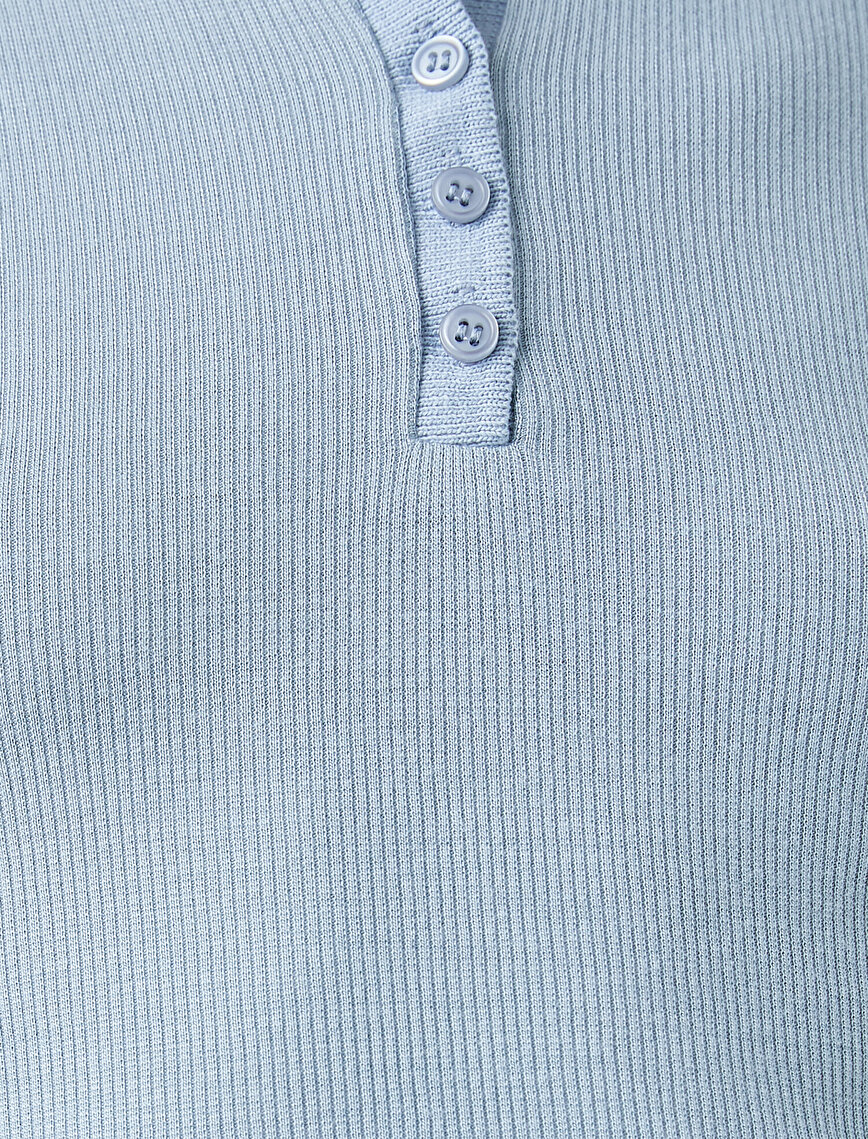 Polo Yaka Uzun Kollu Tişört