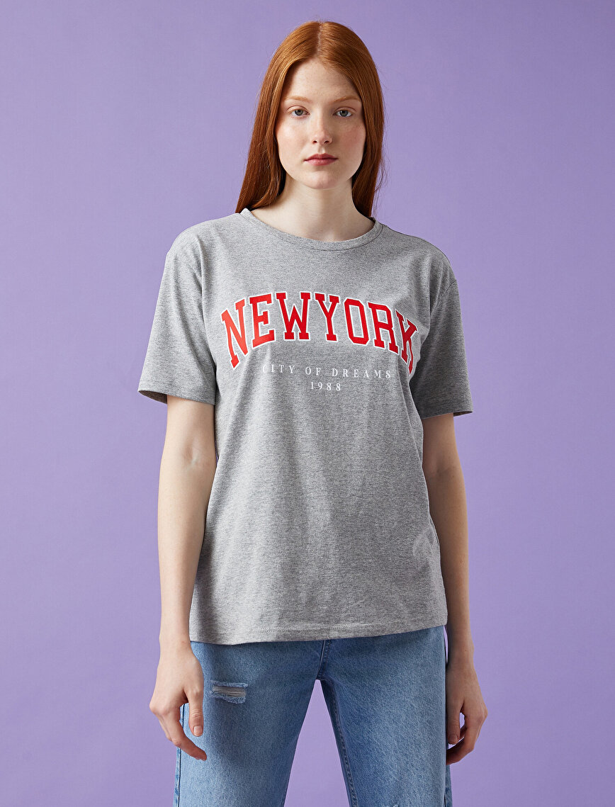 New York Printed Short Sleeve T-Shirt