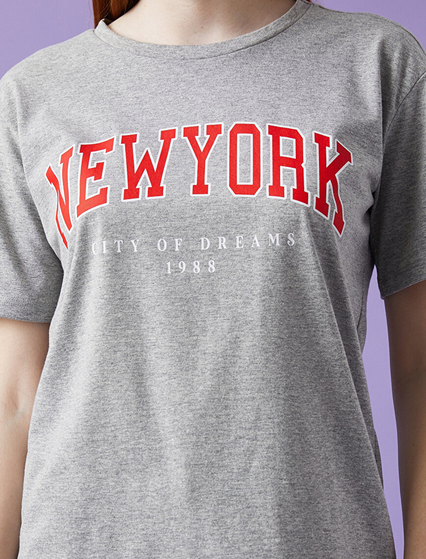New York Printed Short Sleeve T-Shirt