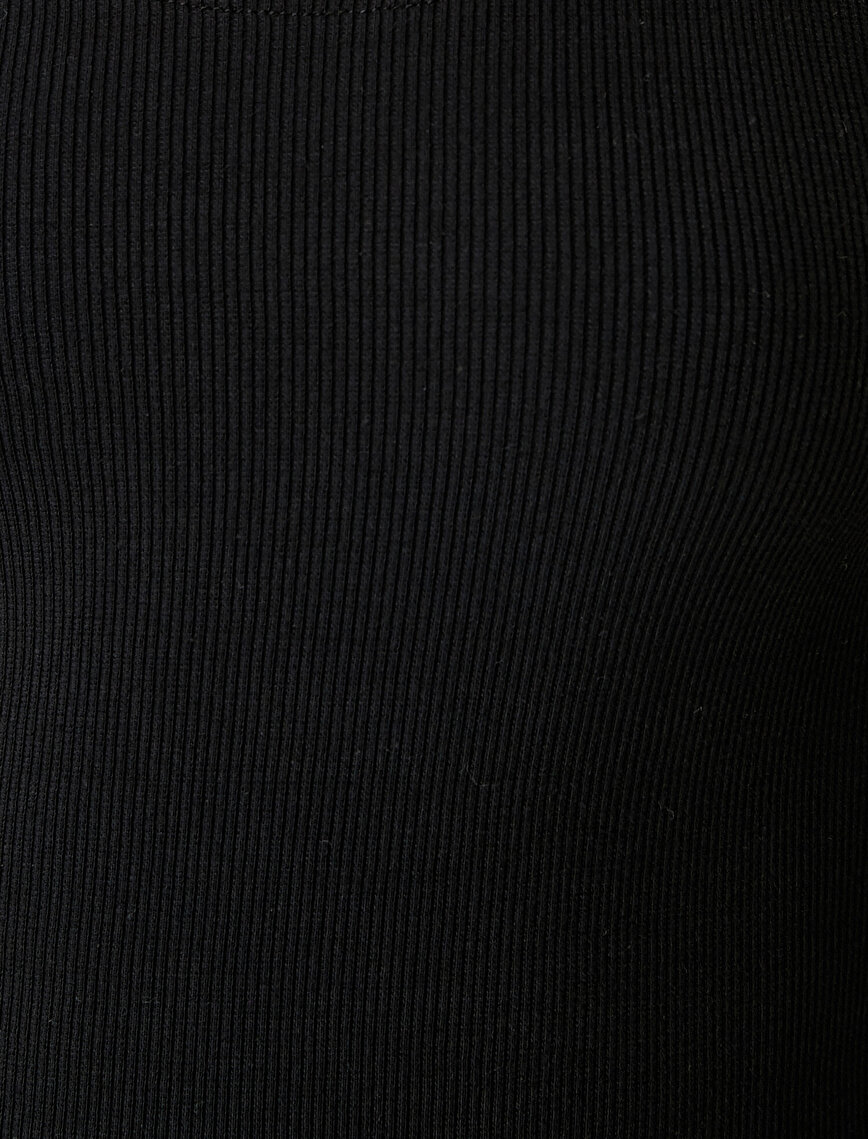 Long Sleeve Cross Band Detail T-Shirt 