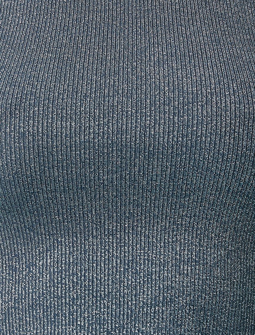 Long Sleeve Crop Belt Detail T-Shirt