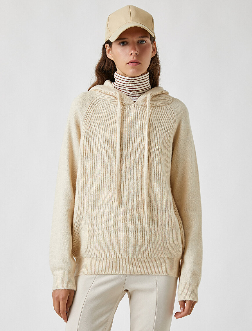 Hooded Knit Sweater