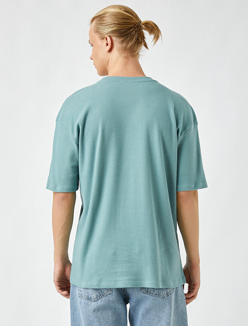 Basic Oversize Tişört Pamuklu