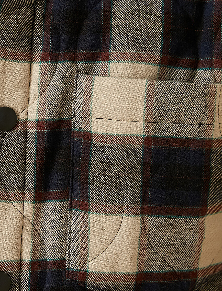 Checked Jacket Cotton