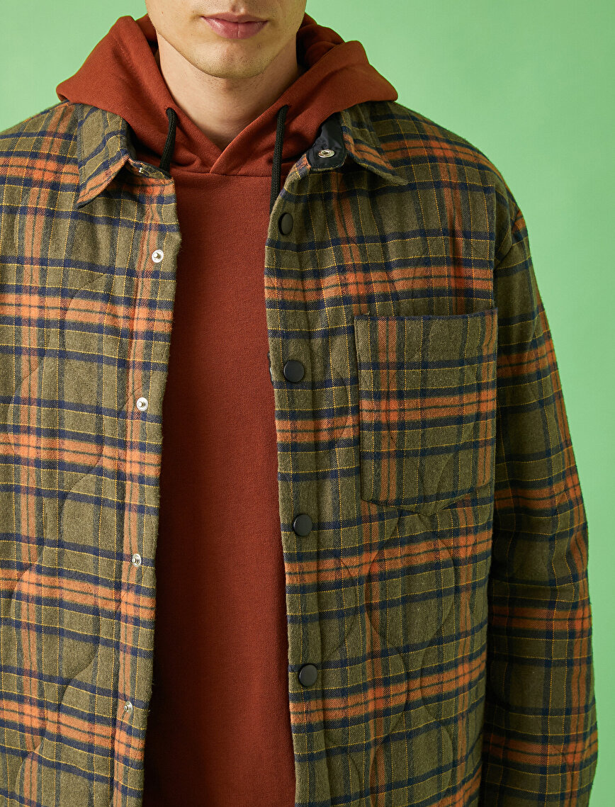 Checked Jacket Cotton