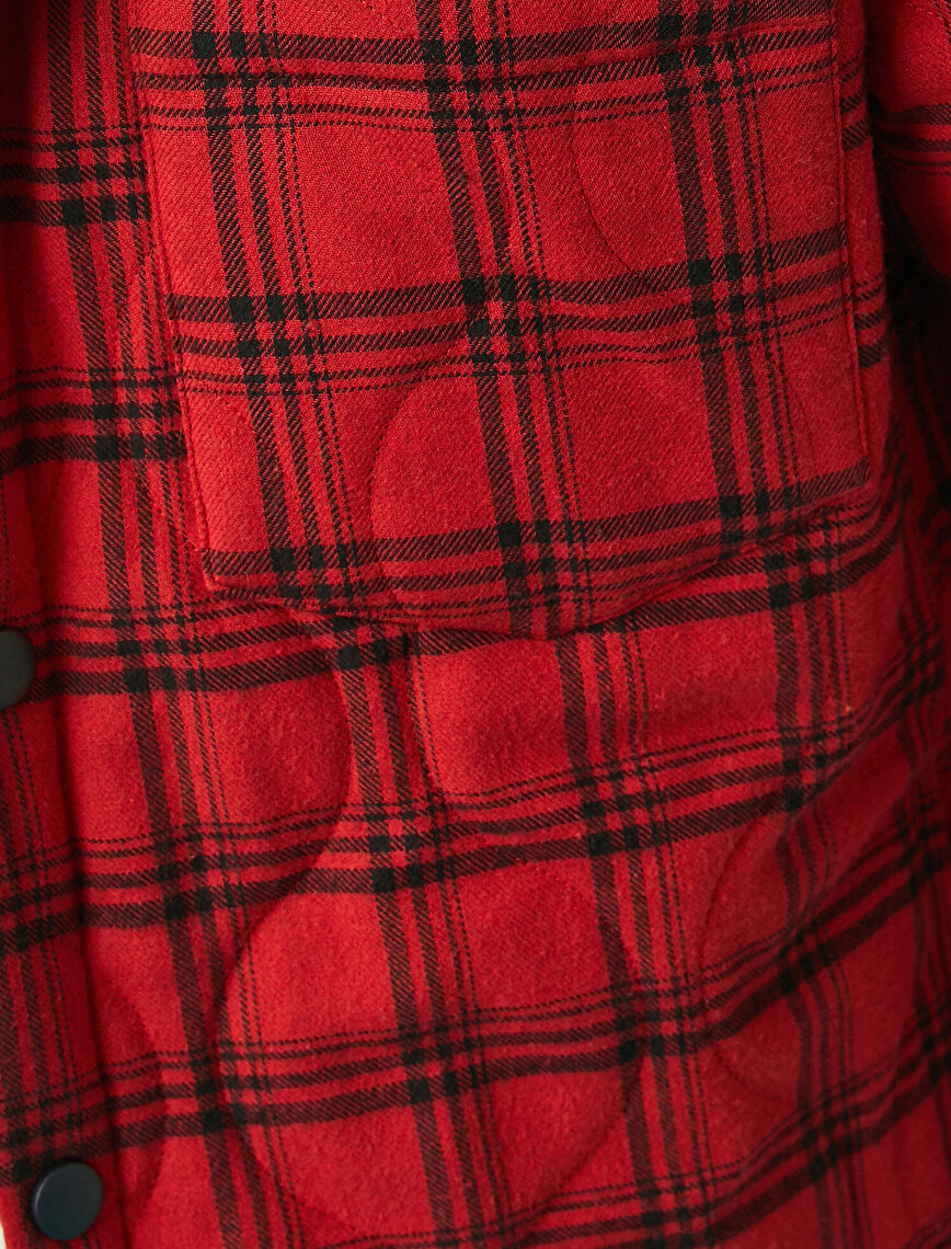 Kareli Ceket Pamuklu