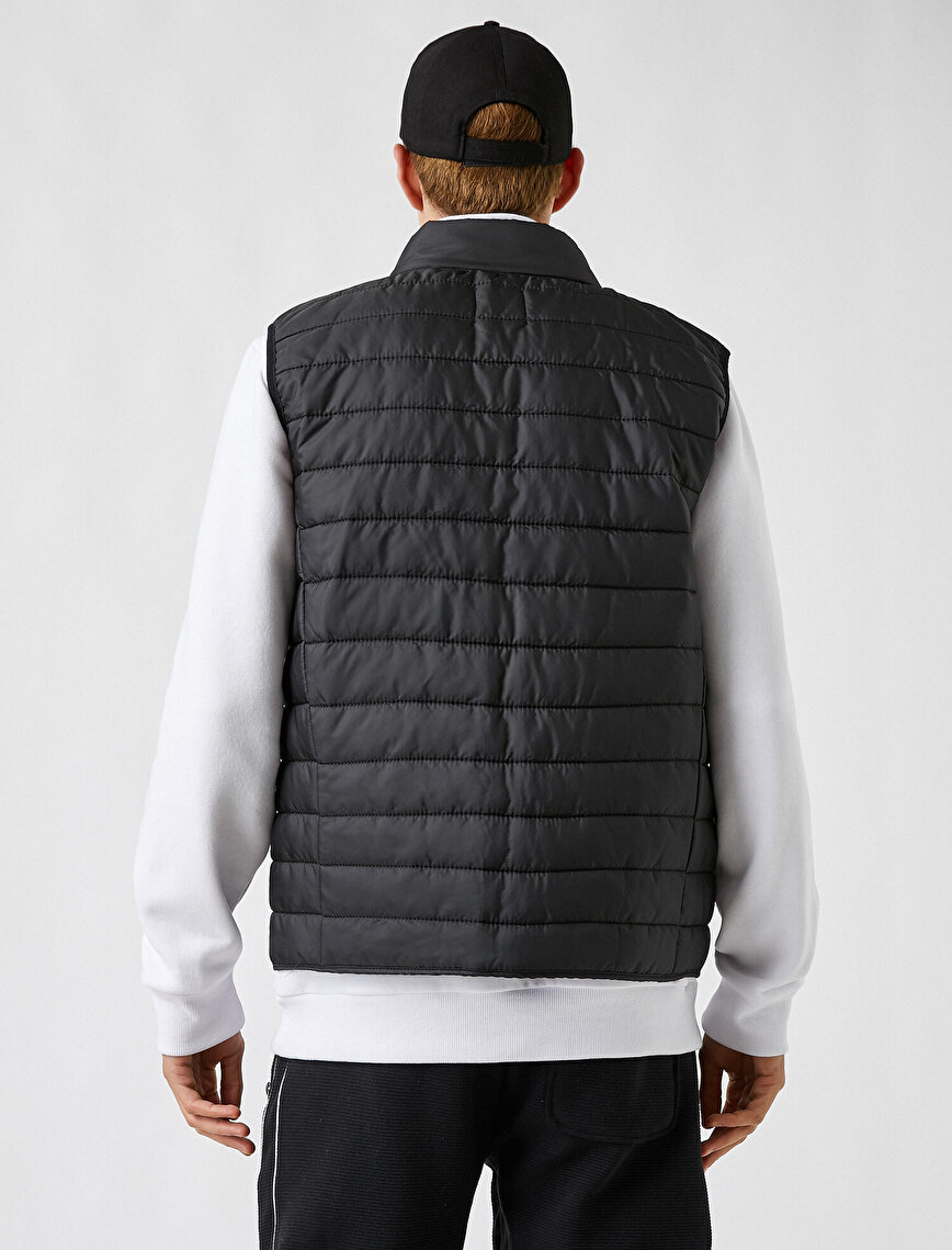 Quilted Puffer Vest Anorak