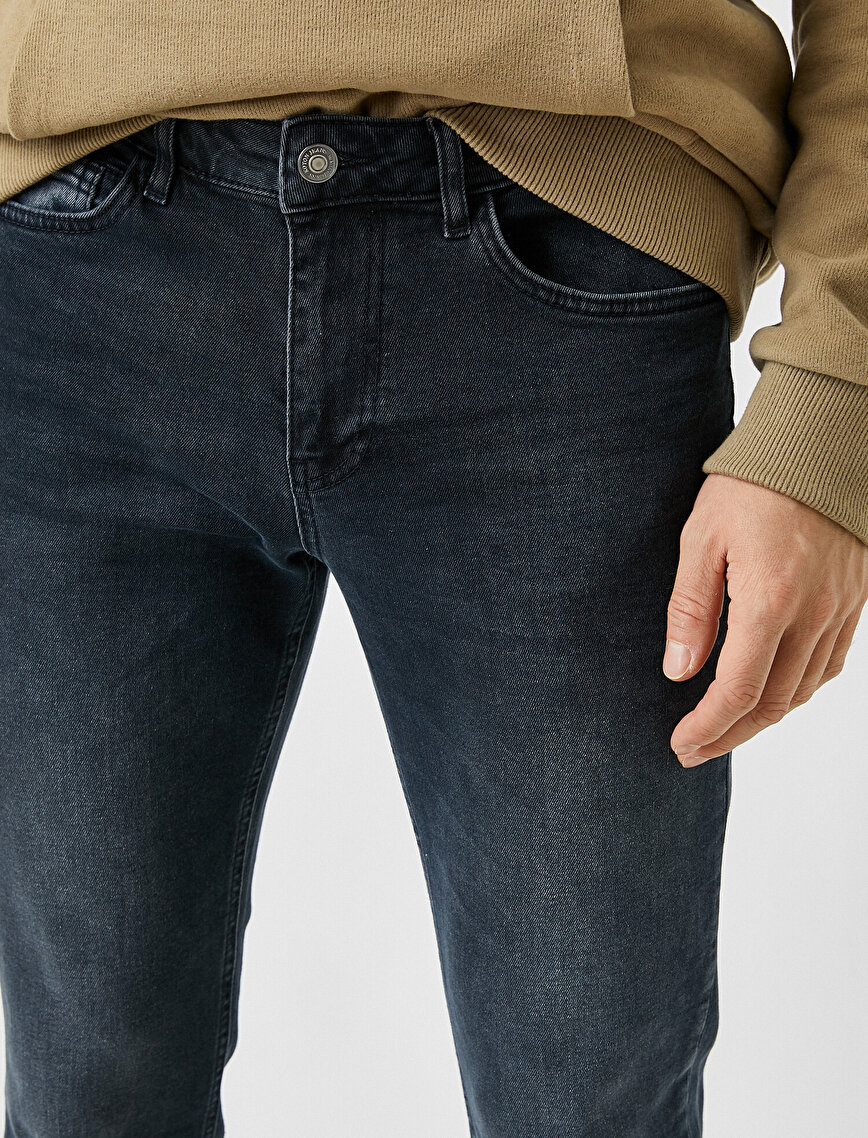 Slim Fit Kot Pantolon - Brad Premium Jean
