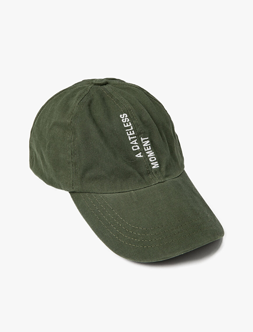 Embroidered Hat Cotton