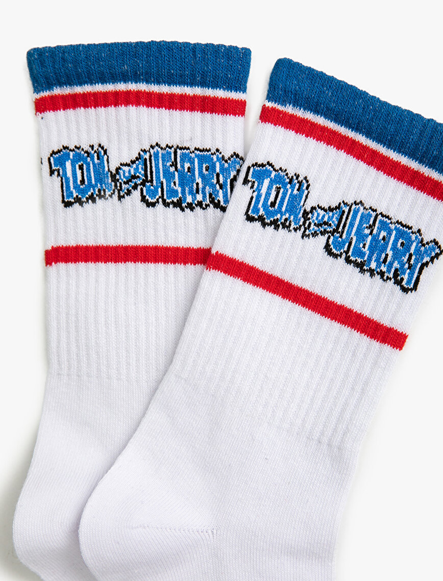 Tom & Jerry Licenced Printed Men Socks