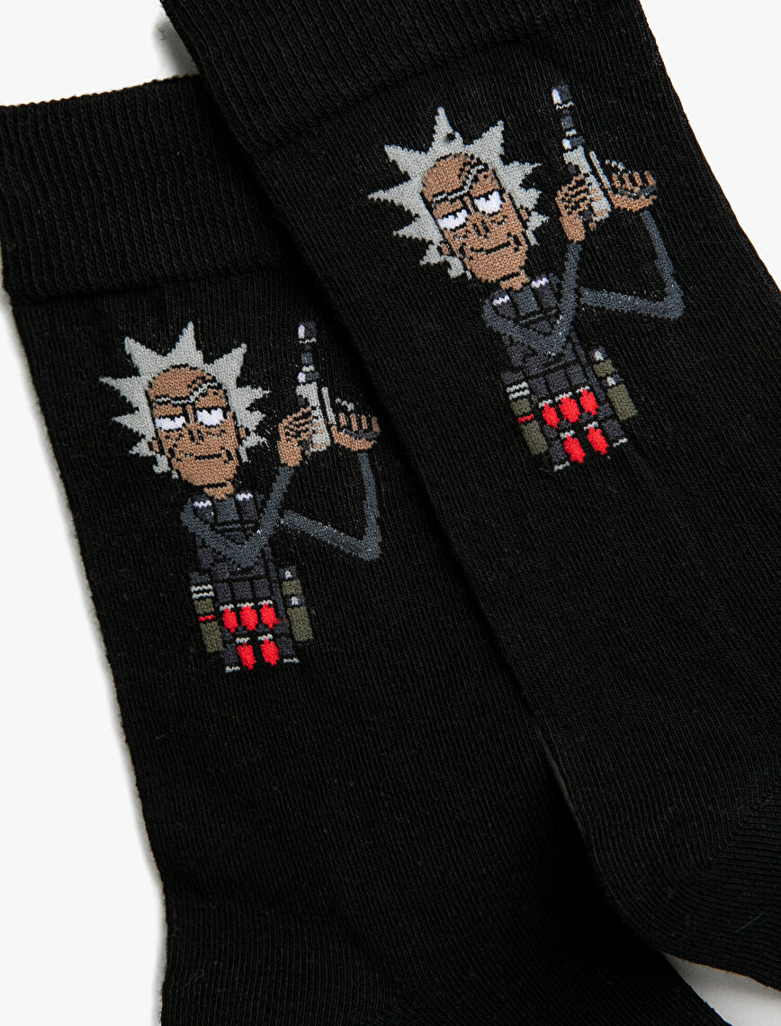 Rick and Morty Lisanslı Çorap