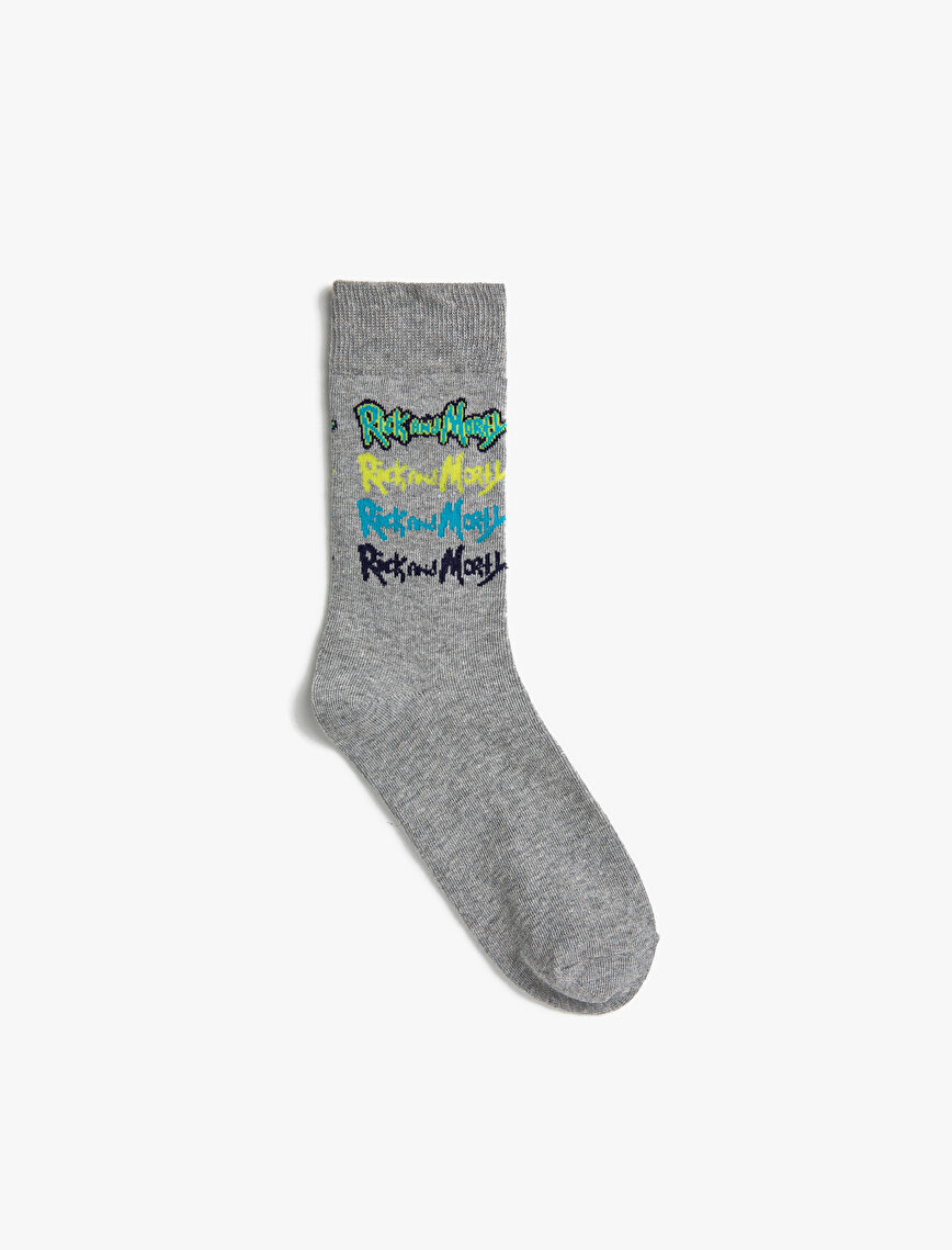Rick and Morty Lisanlı Çorap