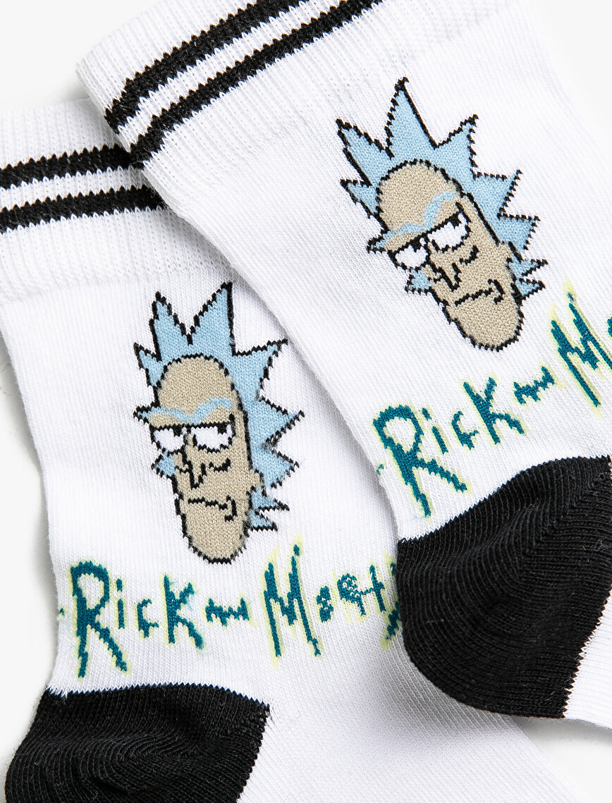 Rick and Morty Lisanlı Çorap