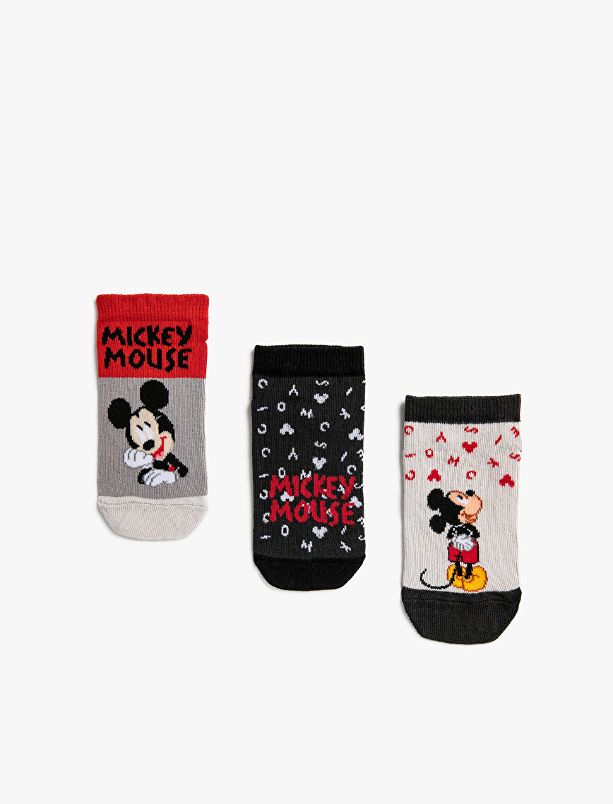 Mickey Mouse Lisanslı Erkek Çocuk Çorap