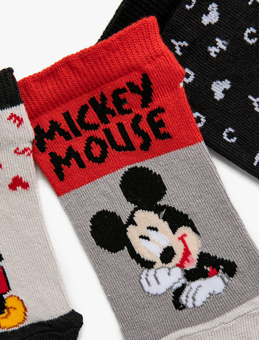 Mıckey Mouse Licensed Boys Socks