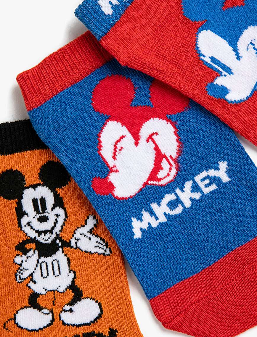 Mickey Mouse Lisanslı Çorap Seti