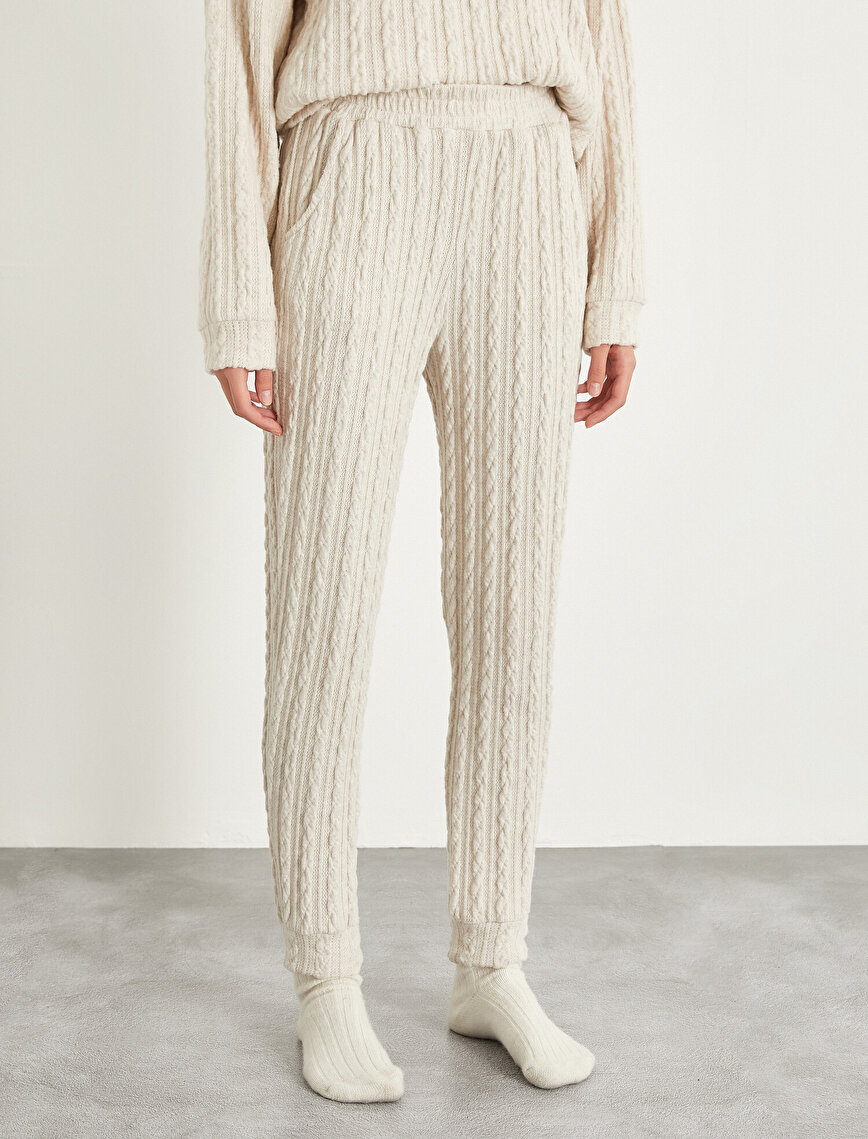 Knit Patterned Pyjamas Bottom