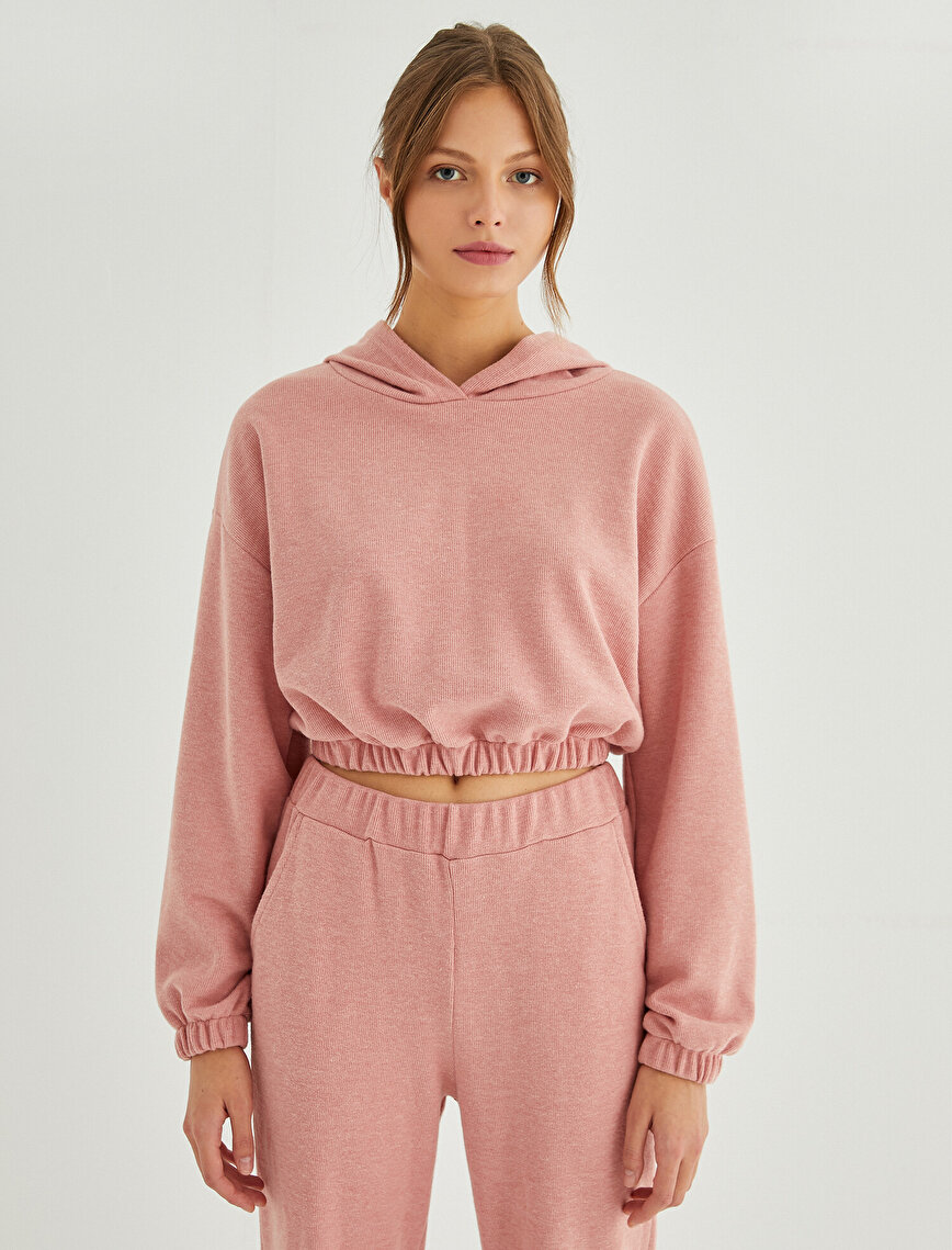 Hooded Knit Pyjamas Top