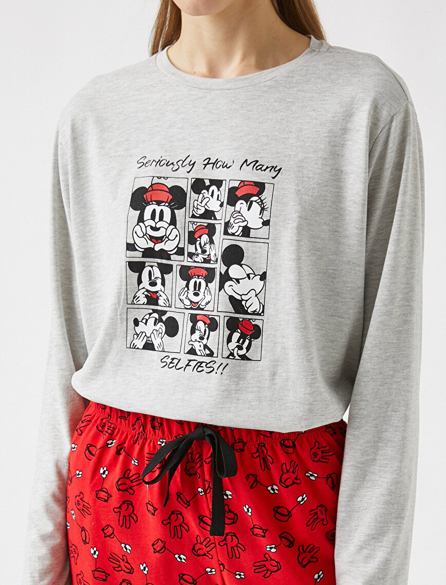 Mickey Mouse Licensed Long Sleeve Pyjamas Set