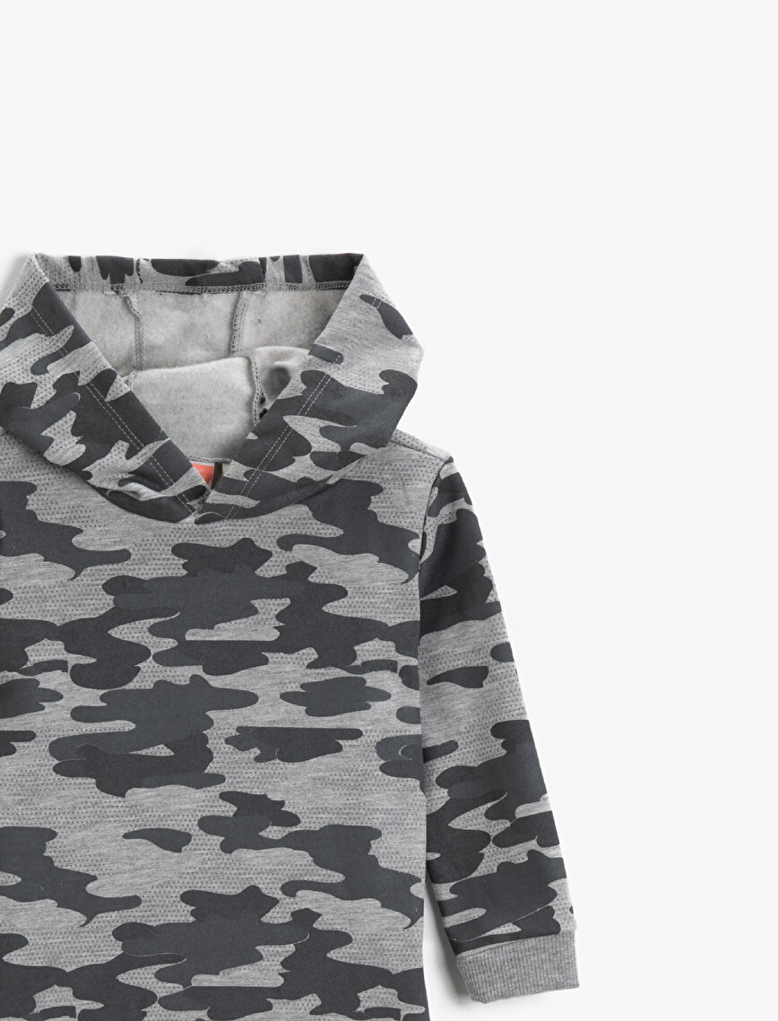 Camouflage Hoodie Cotton