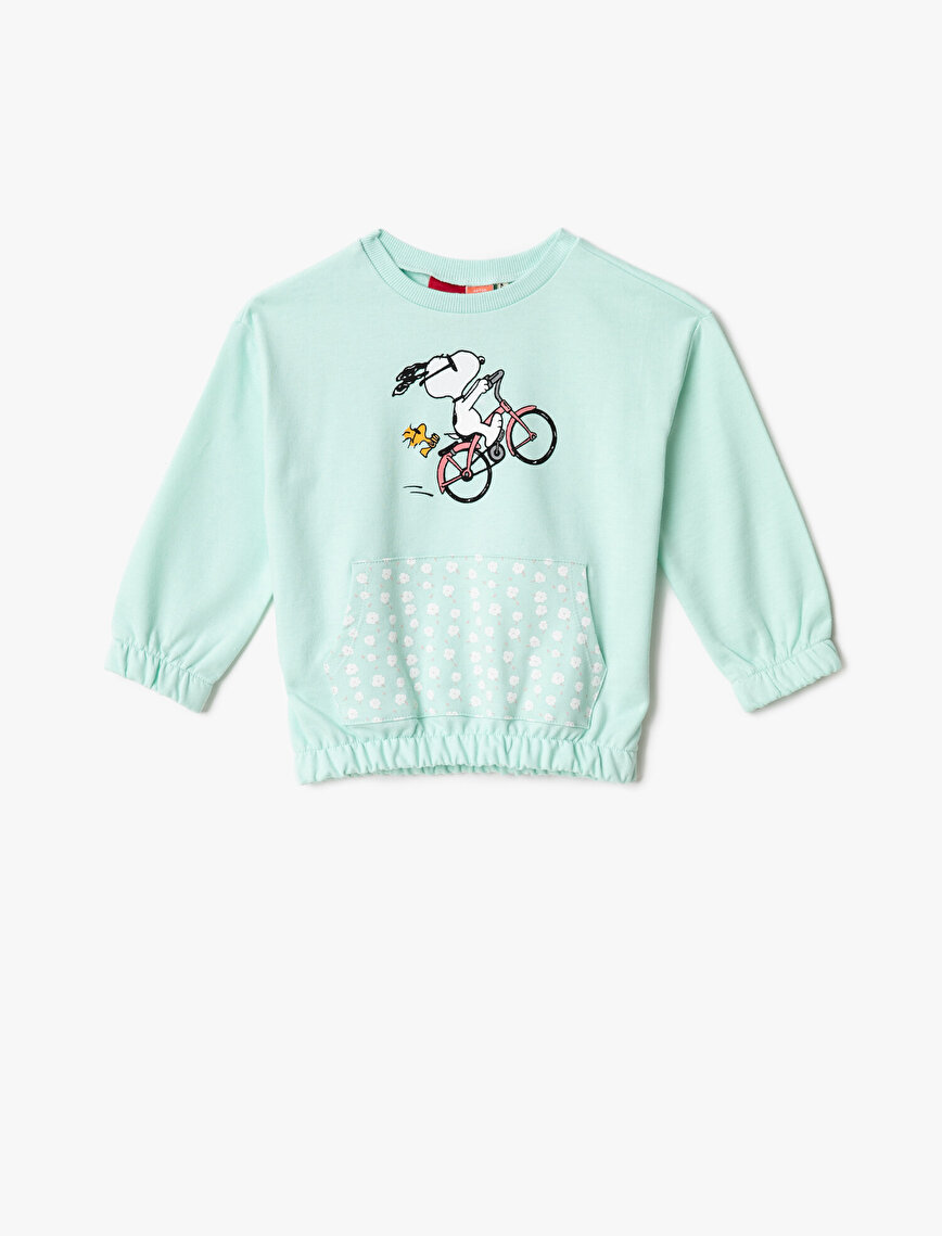Snoopy Printed Coton Sweatshirt