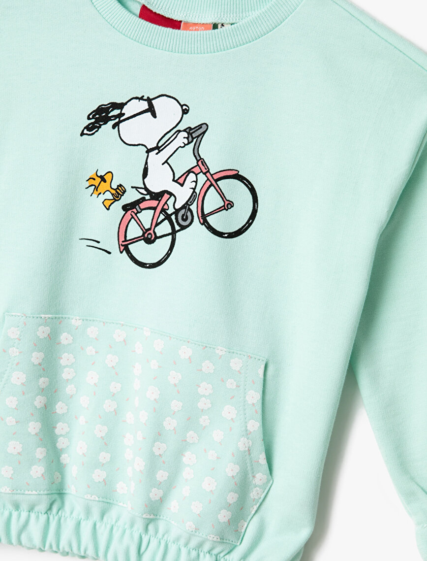 Snoopy Printed Coton Sweatshirt