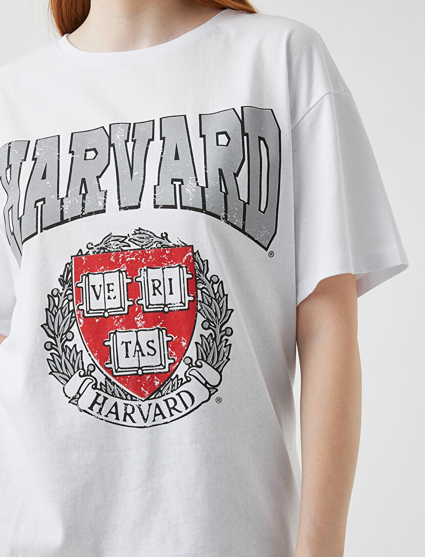 Harvard Printed Short Sleeve T-Shirt