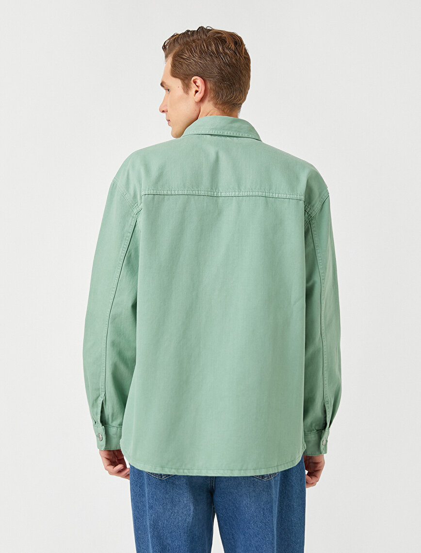Oversized Denim Shirt Jacket