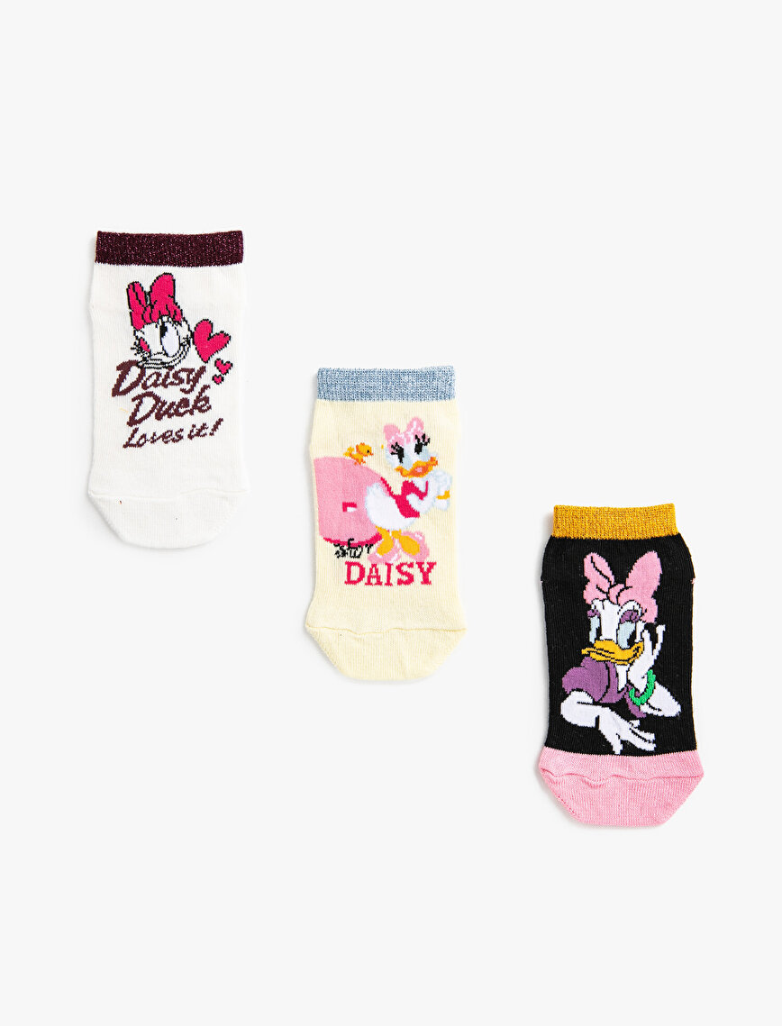 Daisy Duck Lisanslı Kız Çocuk Çorap Seti
